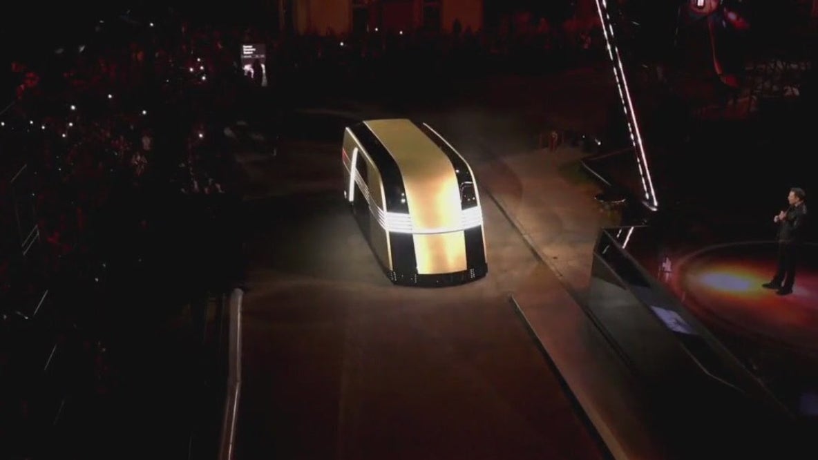 Tesla unveils self-driving CyberCab